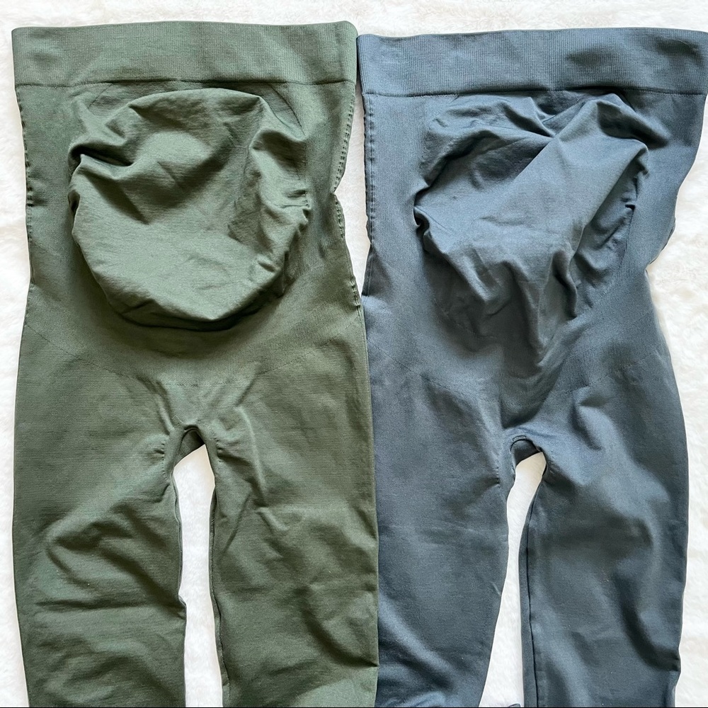 BLANQI SET OF TWO MATERNITY LEGGINGS SIZE SMALL